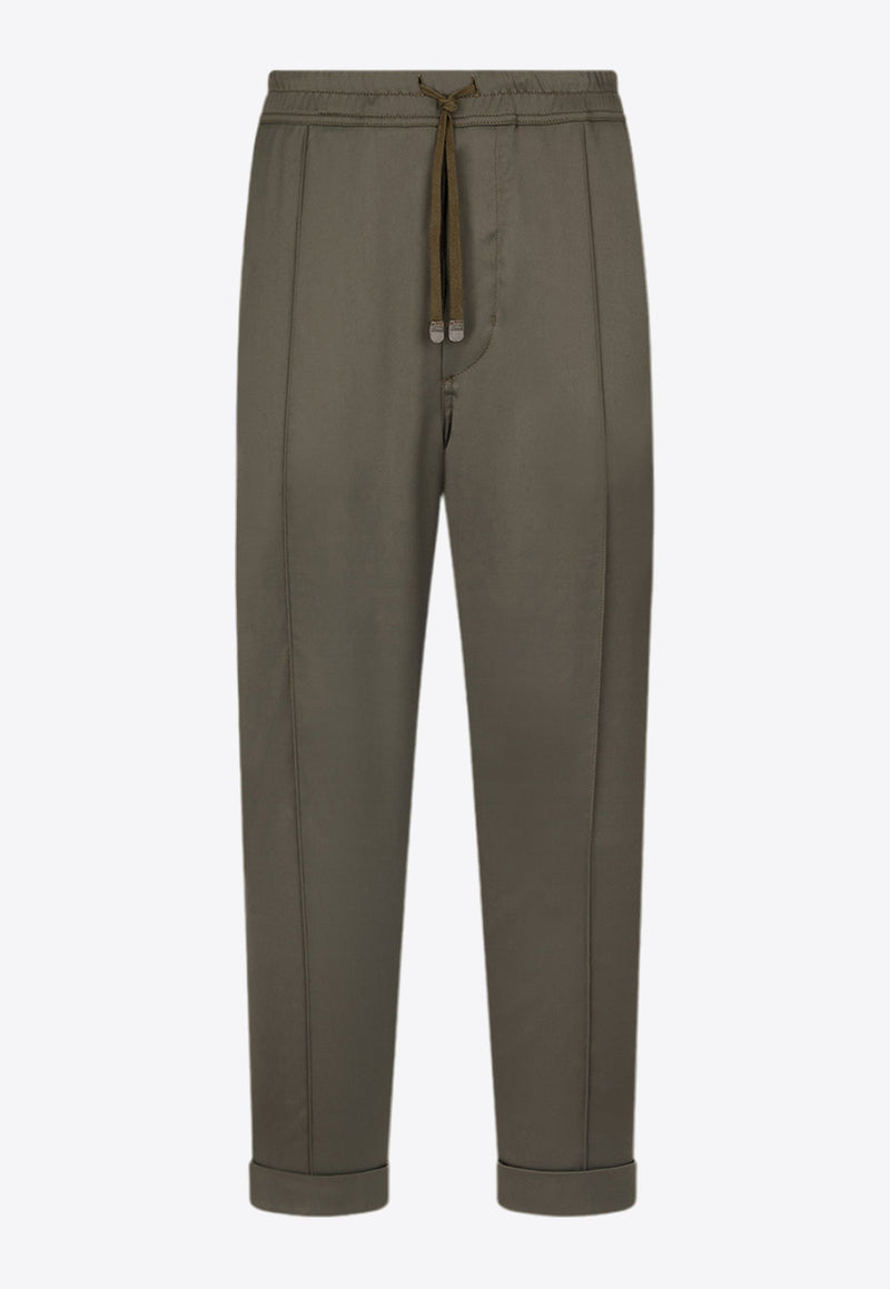 Pin Tuck Track Pants