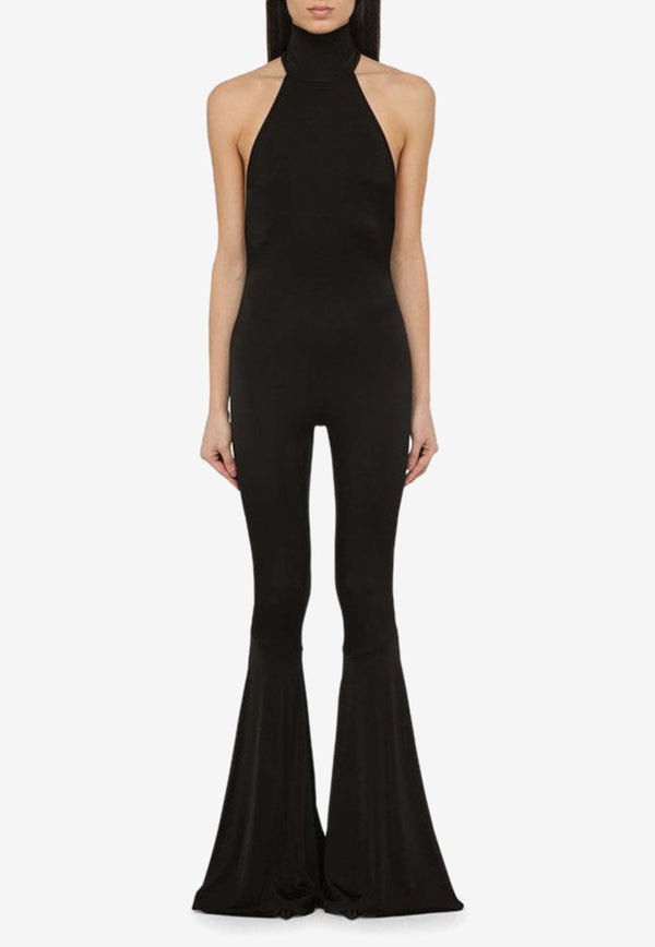 Flared Halterneck Jumpsuit