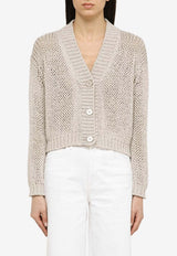 Knitted Cropped Cardigan