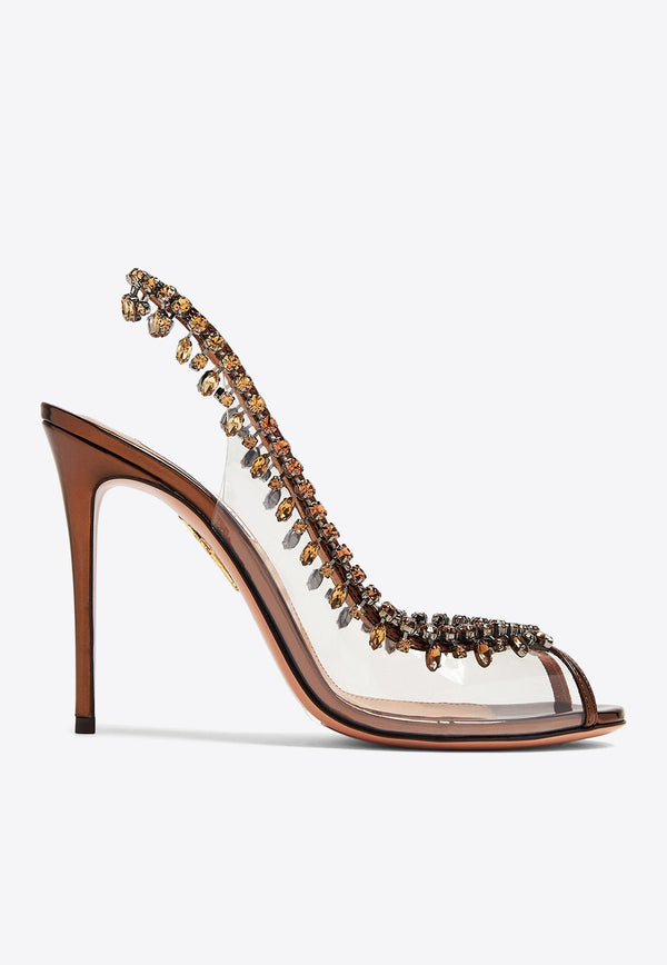 Temptation 105 Crystal-Embellished Sandals