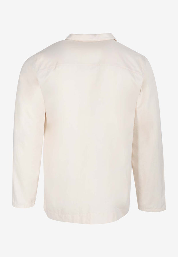 Camp Collar Long-Sleeved Shirt