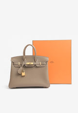 Birkin 25 in Etoupe Togo with Gold Hardware