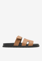 Chypre Sandals in Naturel Calfskin