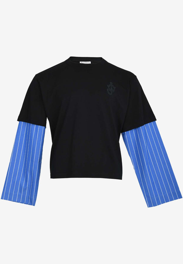Layered-Sleeve Anchor T-shirt
