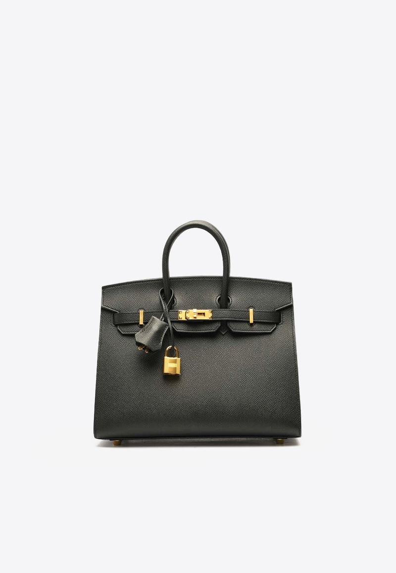 Birkin 25 in Black Epsom Leather with Gold Hardware