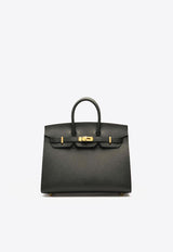 Birkin 25 in Black Epsom Leather with Gold Hardware