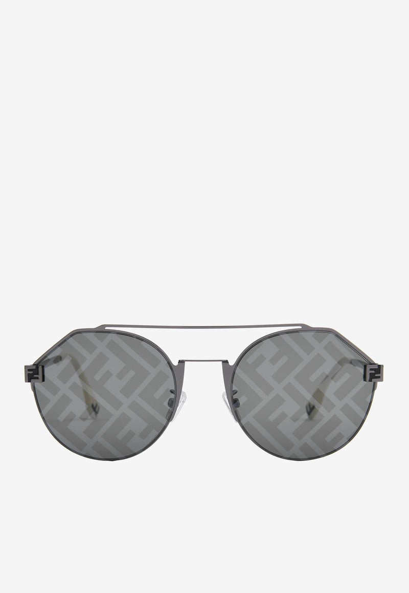 Fendi Sky FF Round Sunglasses