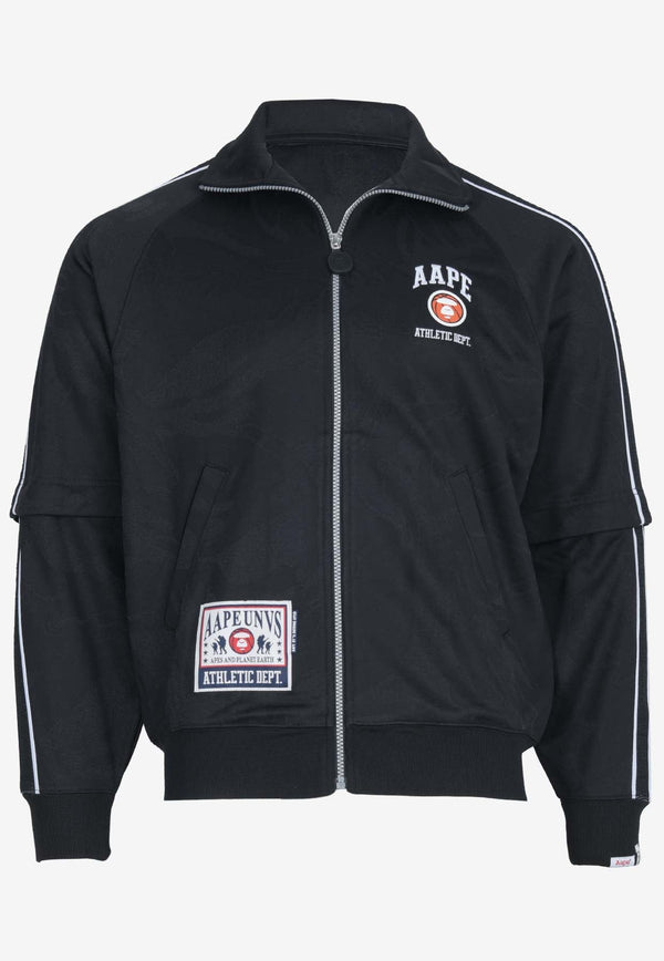 Convertible Jersey Track Jacket