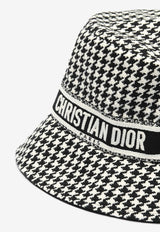 Houndstooth Logo Bucket Hat