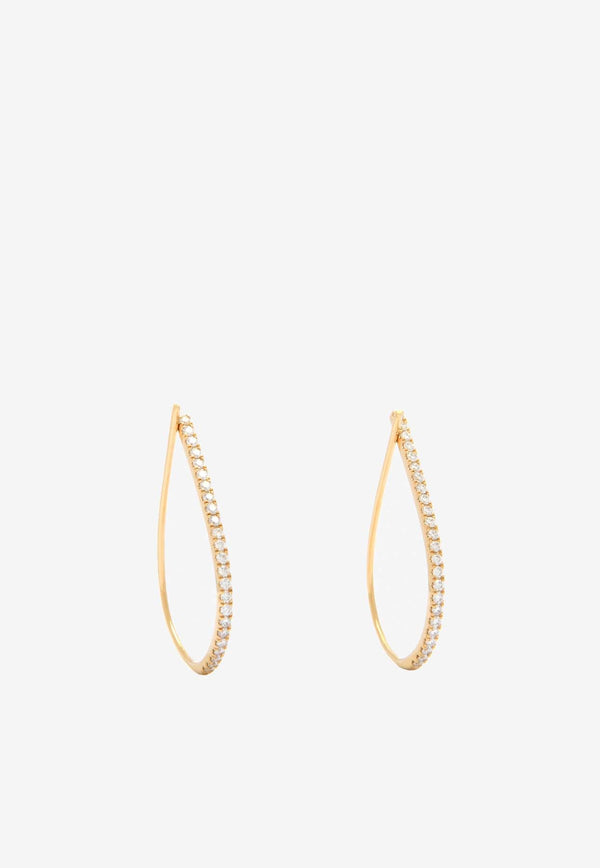 Diamond Hoop Earrings