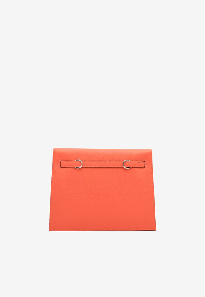 Kelly Danse in Orange Field Evercolor Leather with Palladium Hardware