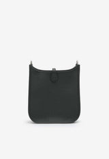 Mini Evelyne 16 Amazone in Black Clemence Leather with Palladium Hardware