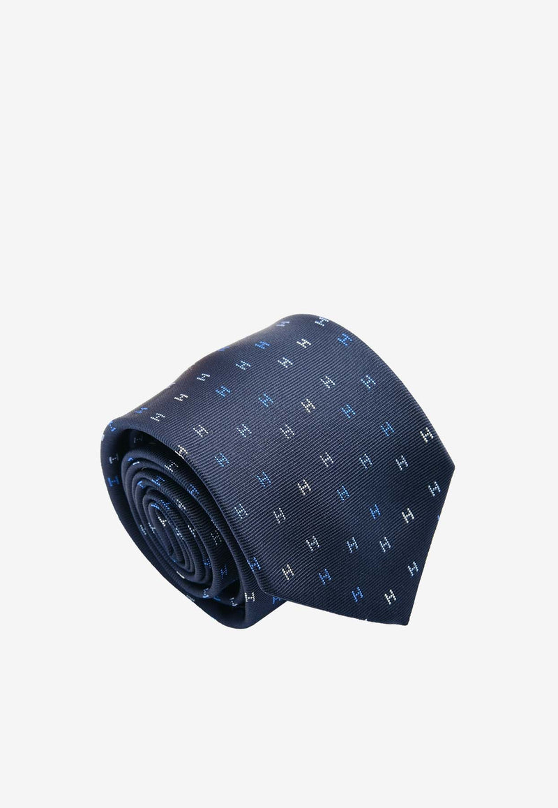 H Scintillant Silk Twill Tie