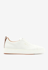 Victory Tumbled Leather Slip-On Sneakers