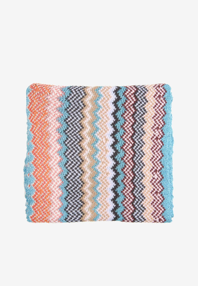 Zig Zag Wool-Blend Scarf