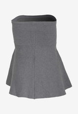 Agathe Strapless Knitted Top