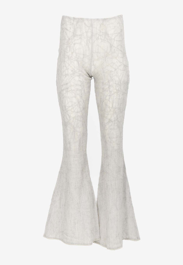 Elys Embroidered Flared Pants