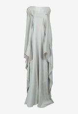 Abadia Draped Kaftan Gown