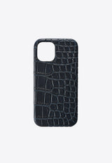 iPhone 12 PRO Case in Croc Leather