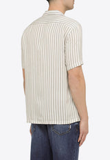 Short-Sleeved Striped Shirt