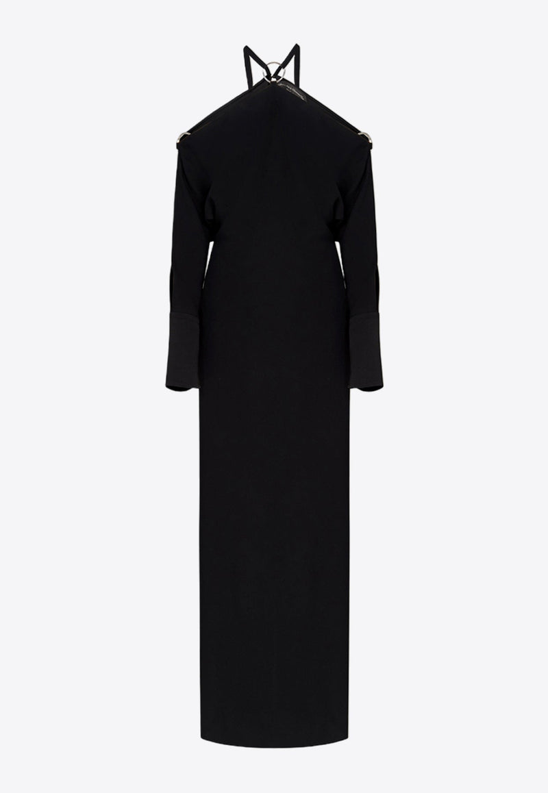 Volturno Cold-Shoulder Maxi Dress