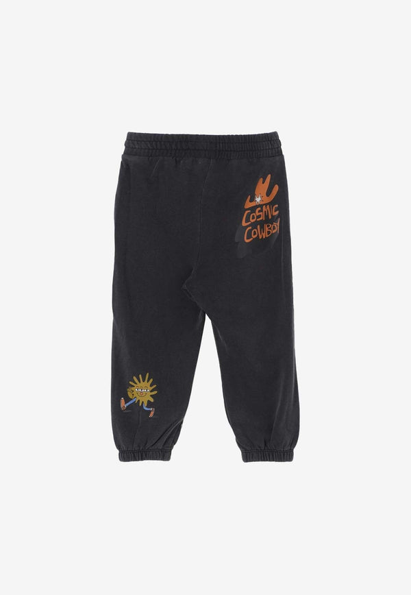 Boys Graphic Print Track Pants