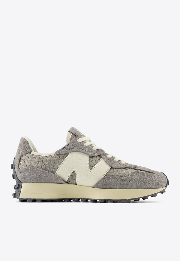 327 Low-Top Sneakers in Team Away Gray with Mushroom