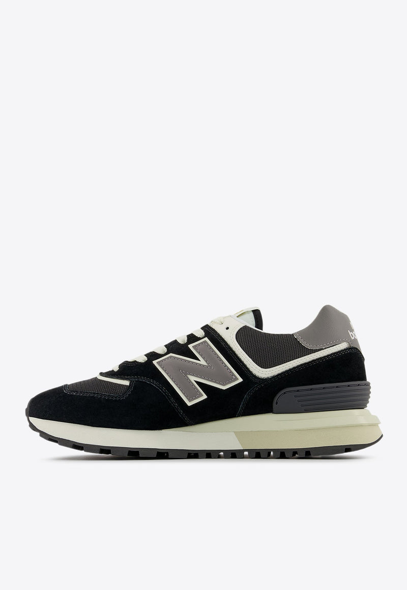 574 Low-Top Sneakers in Black with Marblehead