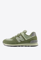 574 Low-Top Sneakers in Deep Olive