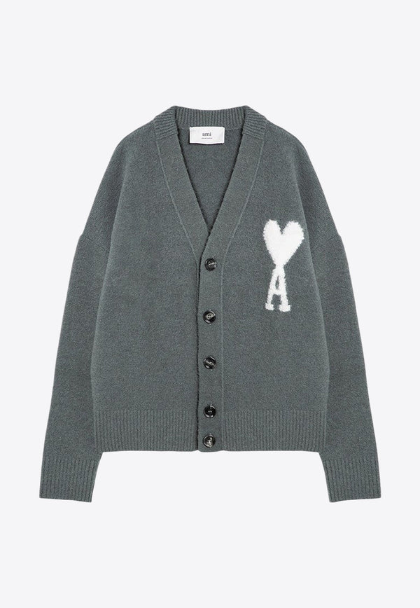 Ami De Coeur Intarsia Knit Cardigan