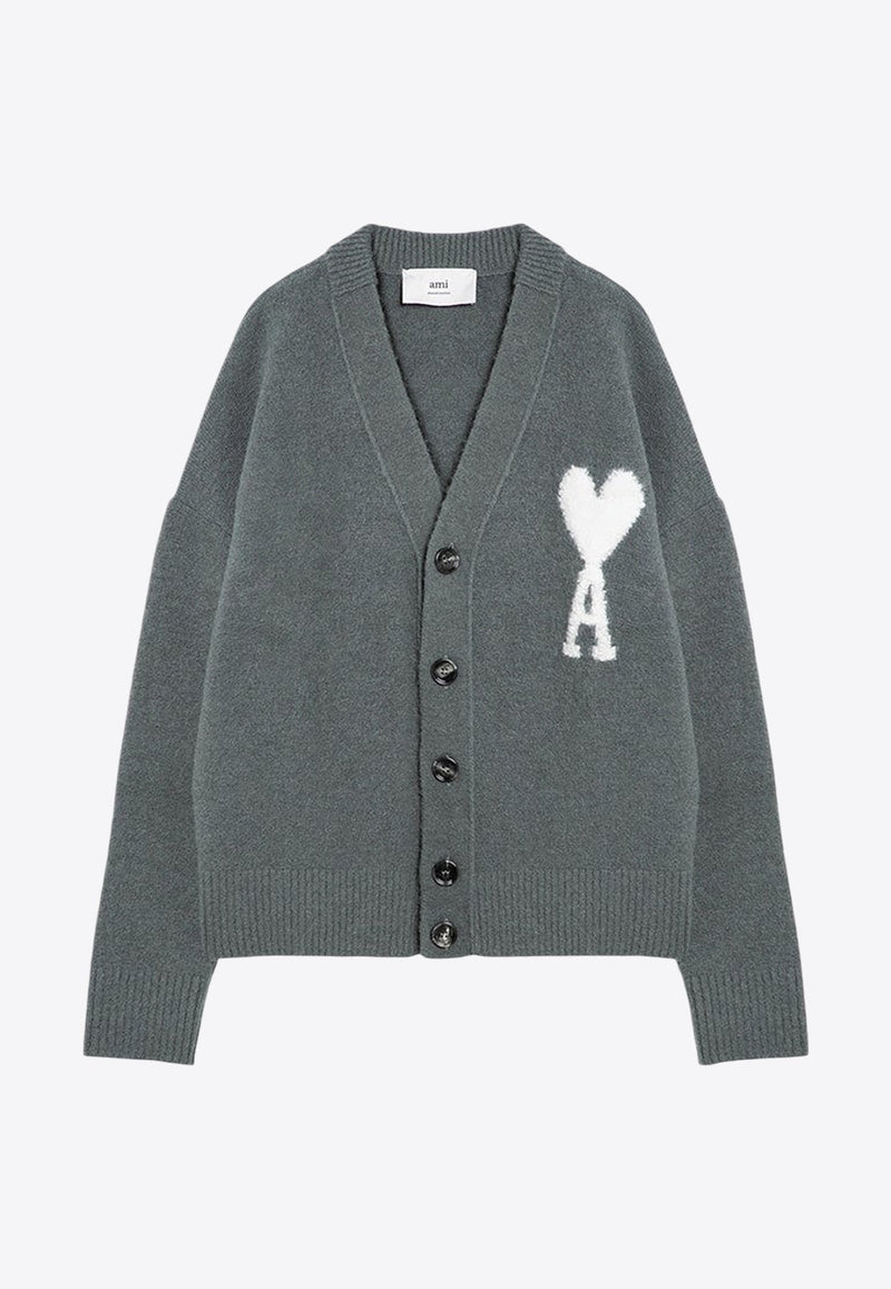 Ami De Coeur Intarsia Knit Cardigan