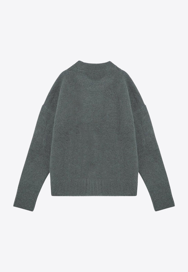 Ami De Coeur Intarsia Knit Alpaca Sweater