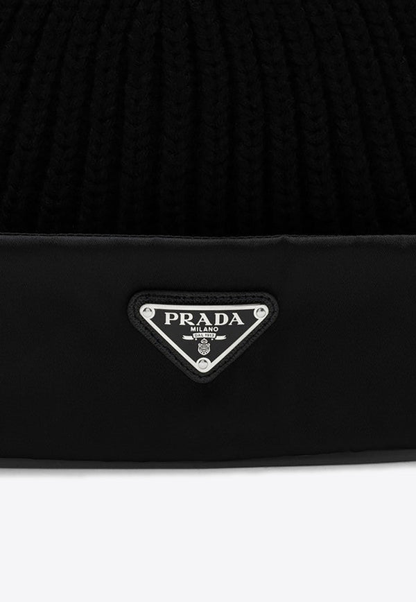 Triangle Logo Knitted Beanie