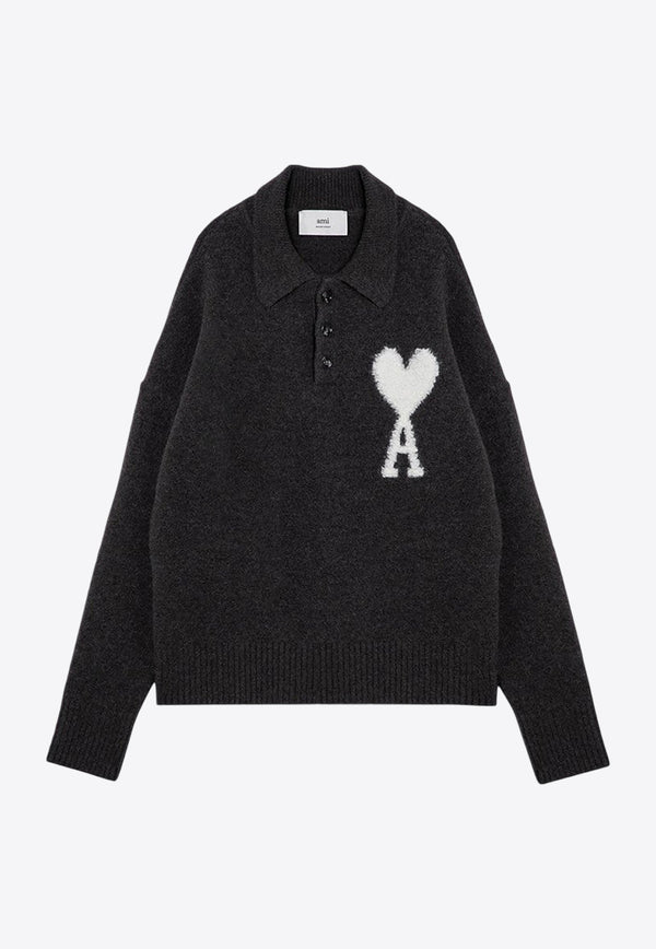 Ami De Coeur Alpaca Polo Sweater