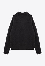 Ami De Coeur Alpaca Polo Sweater