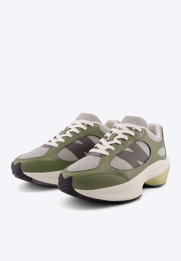 WRPD Runner Low-Top Sneakers in Dark Olivine with Sea Salt