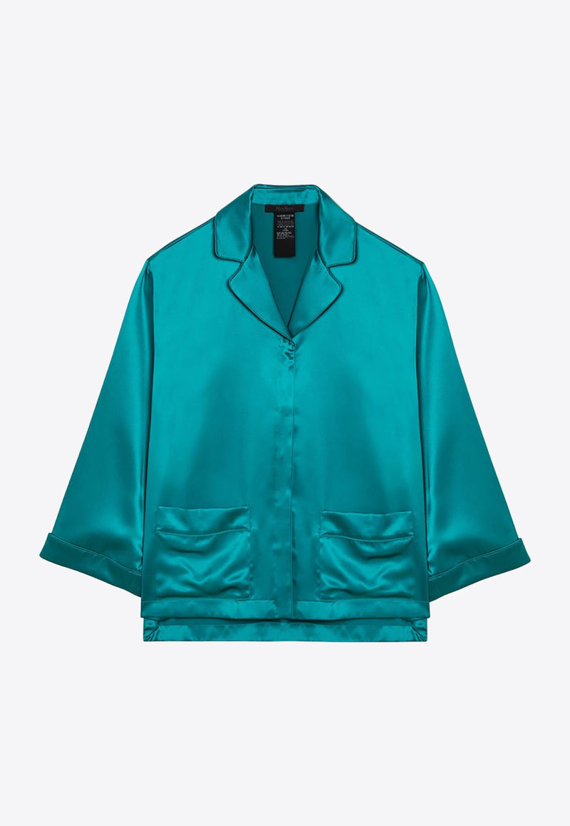 Vasaio Silk Pajama Shirt