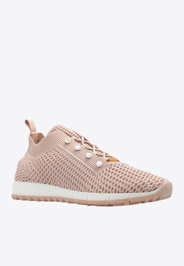 Veles Crochet Knit Low-Top Sneakers