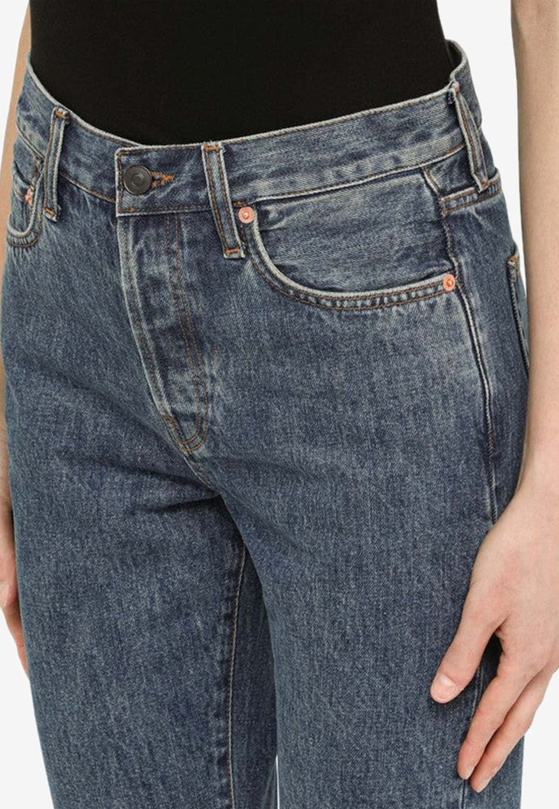 Washed-Out Slim Jeans