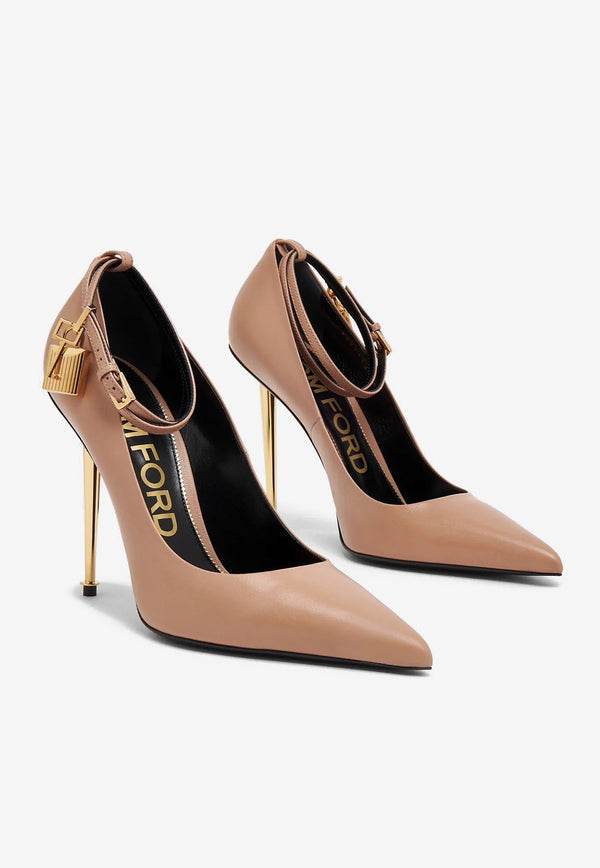 Padlock 105 Pointed Leather Pumps