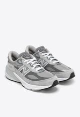 990 Low-Top Sneakers in Gray Leather