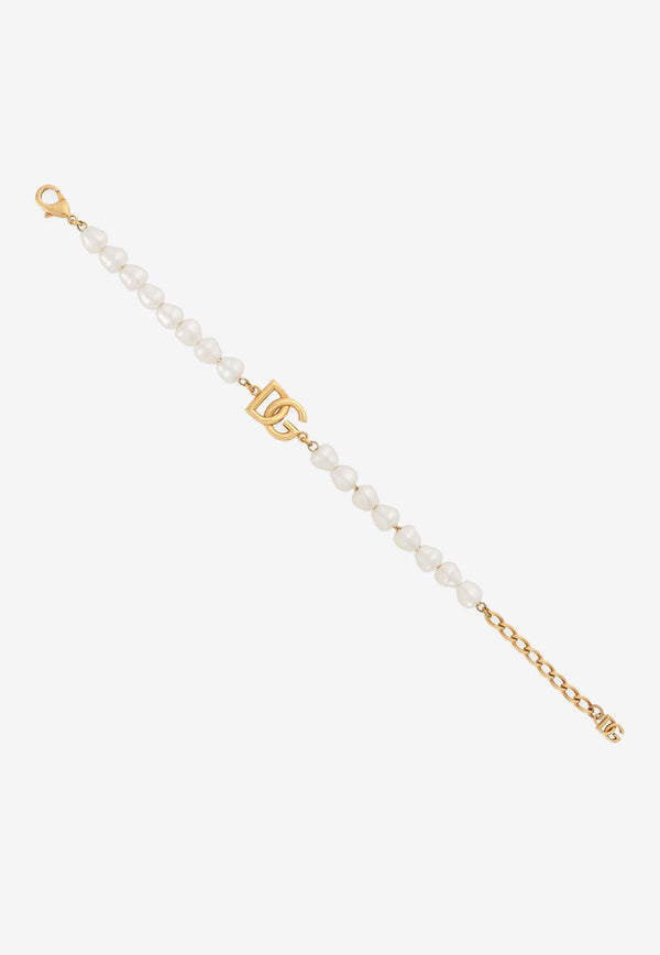 DG Logo Pearl Bracelet