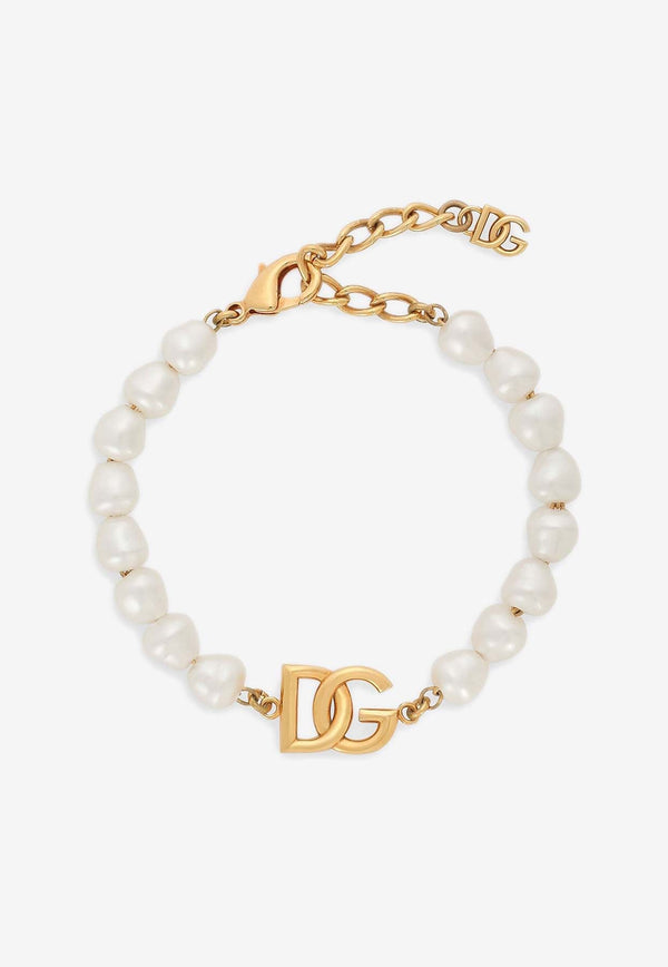 DG Logo Pearl Bracelet