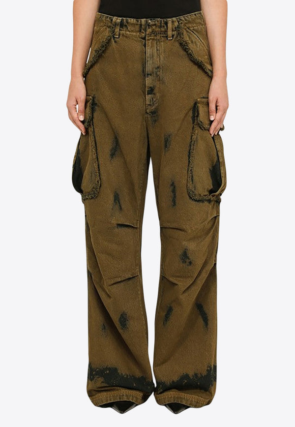 Vivi Bleached Cargo Denim