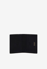 Logo Bi-Fold Cardholder in Grain Leather