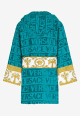 All-Over Logo Short Bathrobe