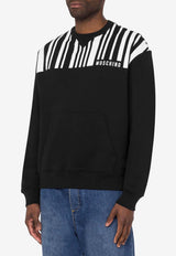 Barcode Print Sweatshirt