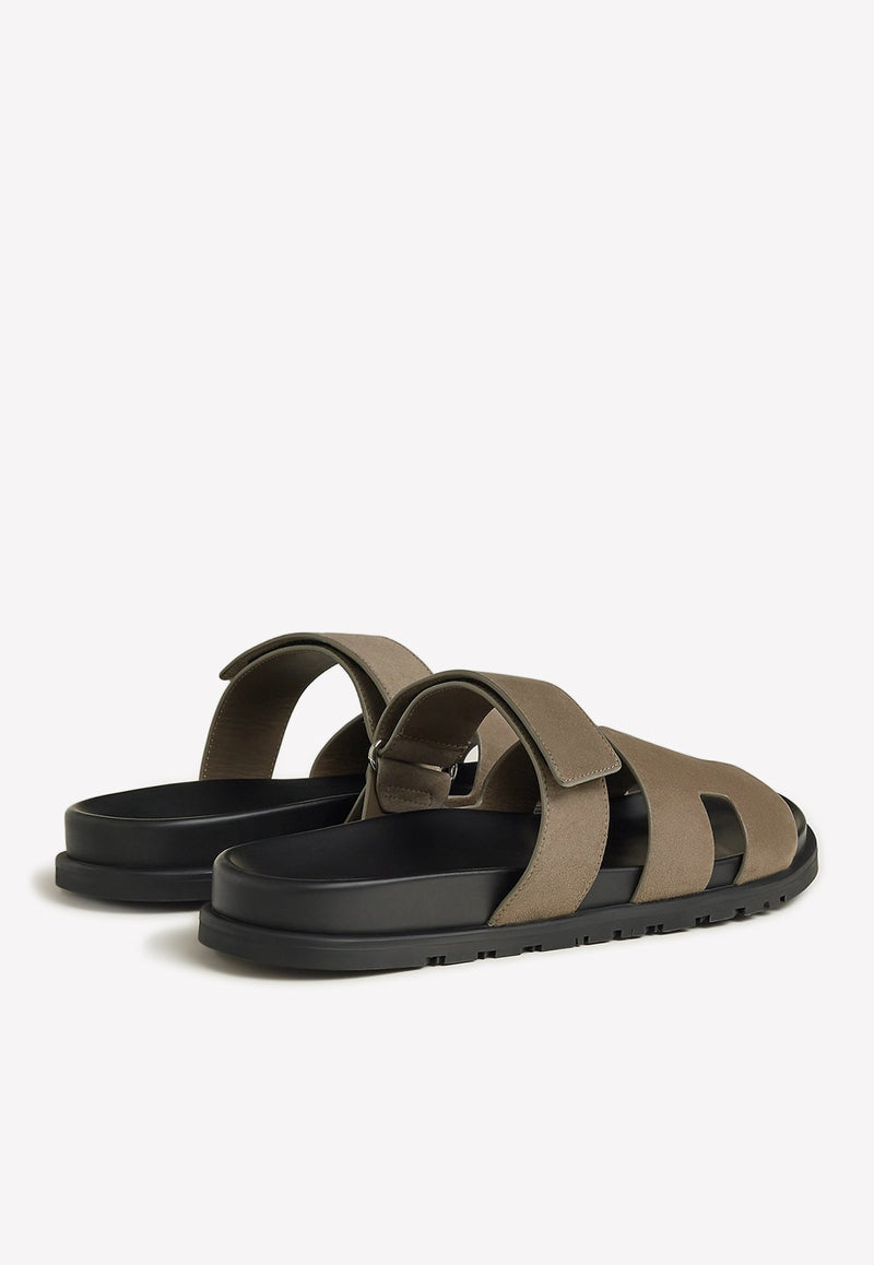 Chypre Sandals in Suede Calfskin