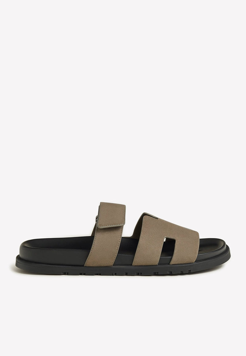 Chypre Sandals in Suede Calfskin