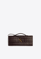 Andiamo Long Clutch in Intrecciato Lamb Leather